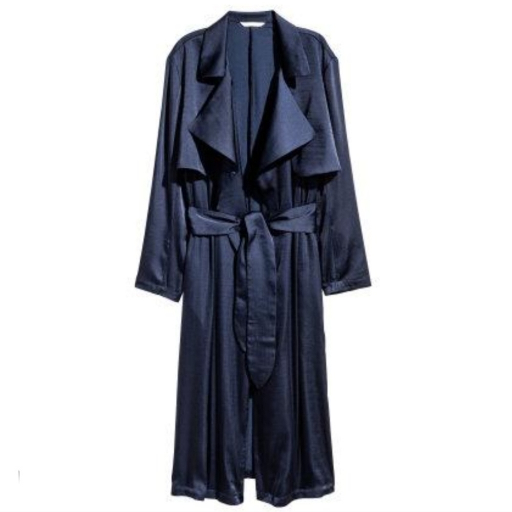 Soprano Long Silky Open Cardigan Duster